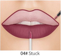 Lip Liner Matte Nonstick Cup Liquid Lipstick Double Lip Gloss Pen - Mubimart -  