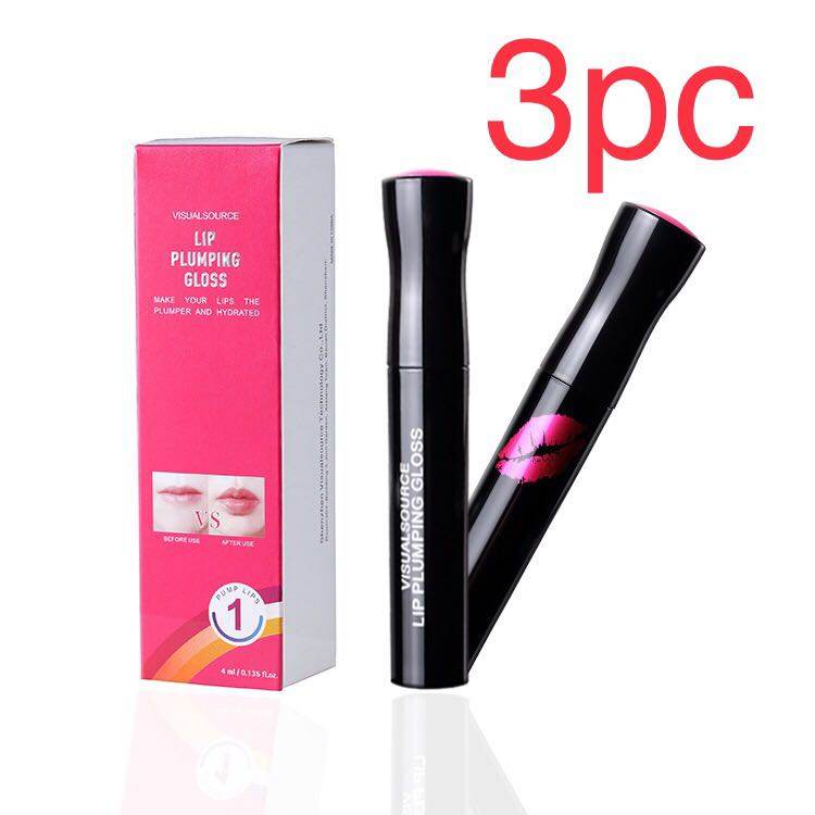 Lip Plumping Gloss Moisturizer Lip Skin Care Essence Anti Aging Anti-Wrinkle Lip Plumper Liquid Serum - Mubimart