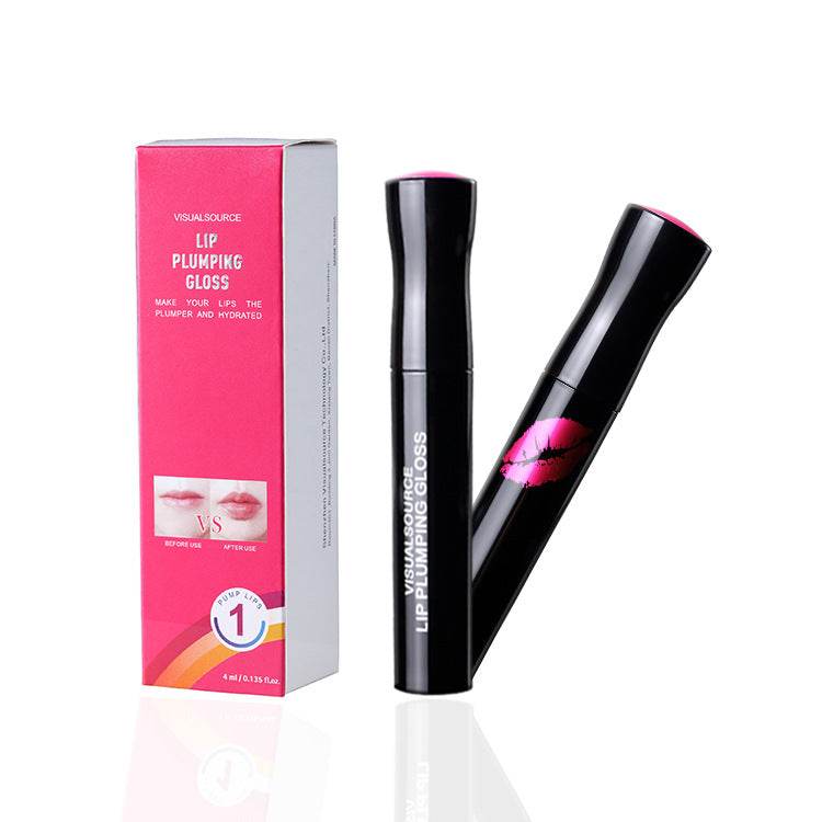Lip Plumping Gloss Moisturizer Lip Skin Care Essence Anti Aging Anti-Wrinkle Lip Plumper Liquid Serum - Mubimart