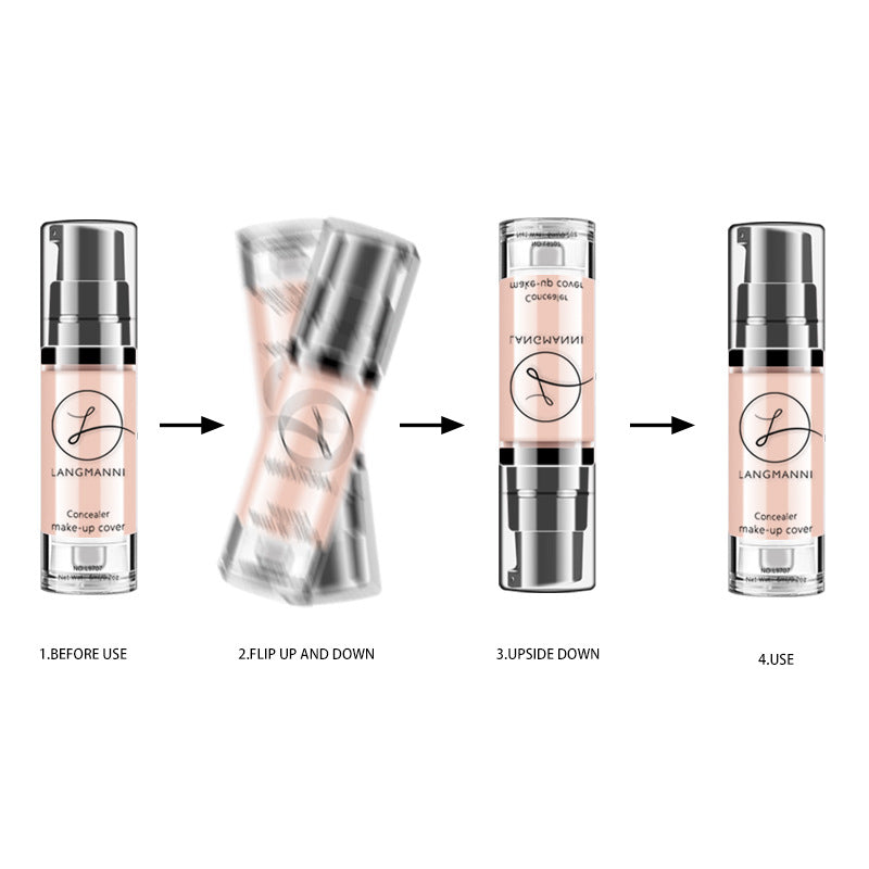 Liquid foundation concealer - Mubimart -  