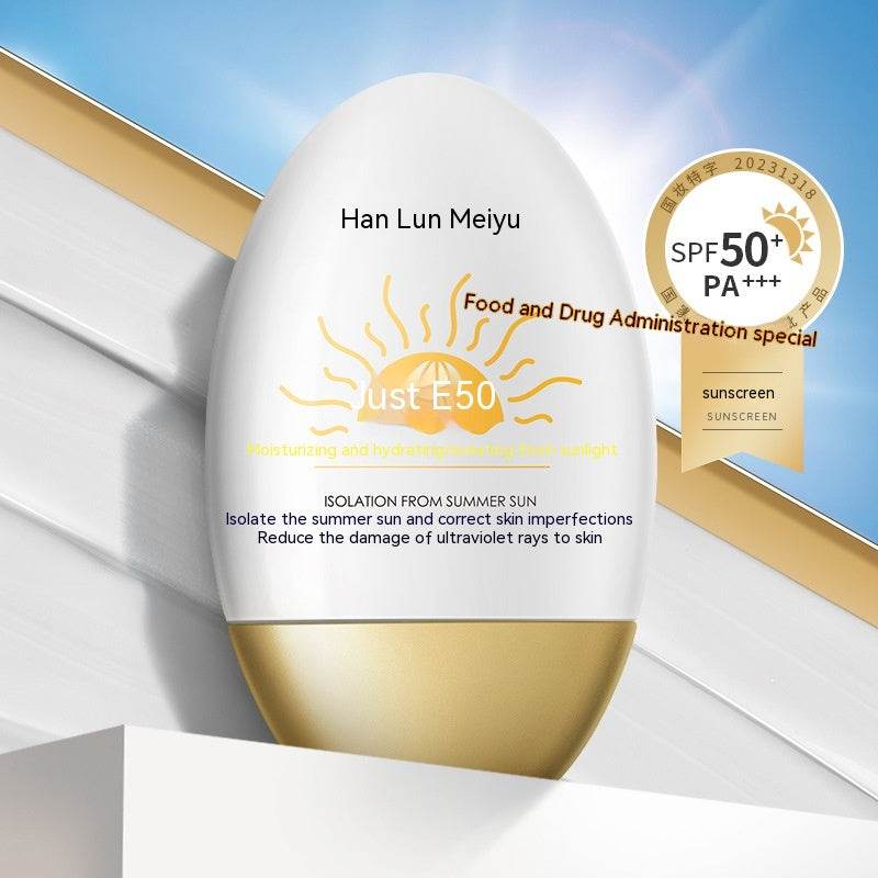 Little Golden Bottle Sunscreen Face UV Protection Concealer Refreshing White Tender Female - Mubimart