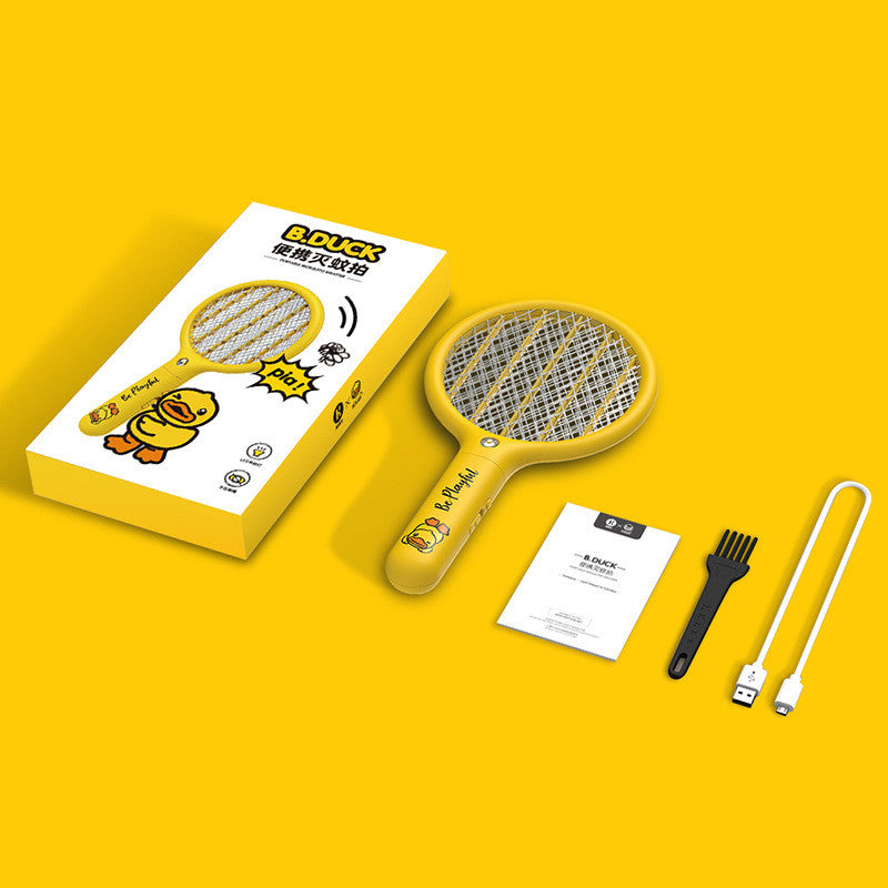 Little yellow duck electric mosquito swatter - Mubimart -  