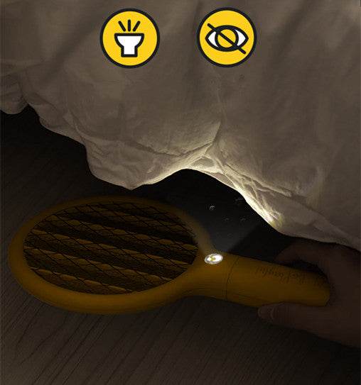 Little yellow duck electric mosquito swatter - Mubimart