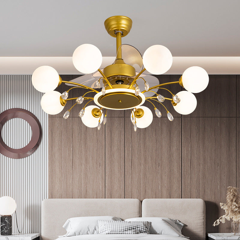 Living Room Ceiling Fan Lamp Creative Chandelier - Mubimart -  