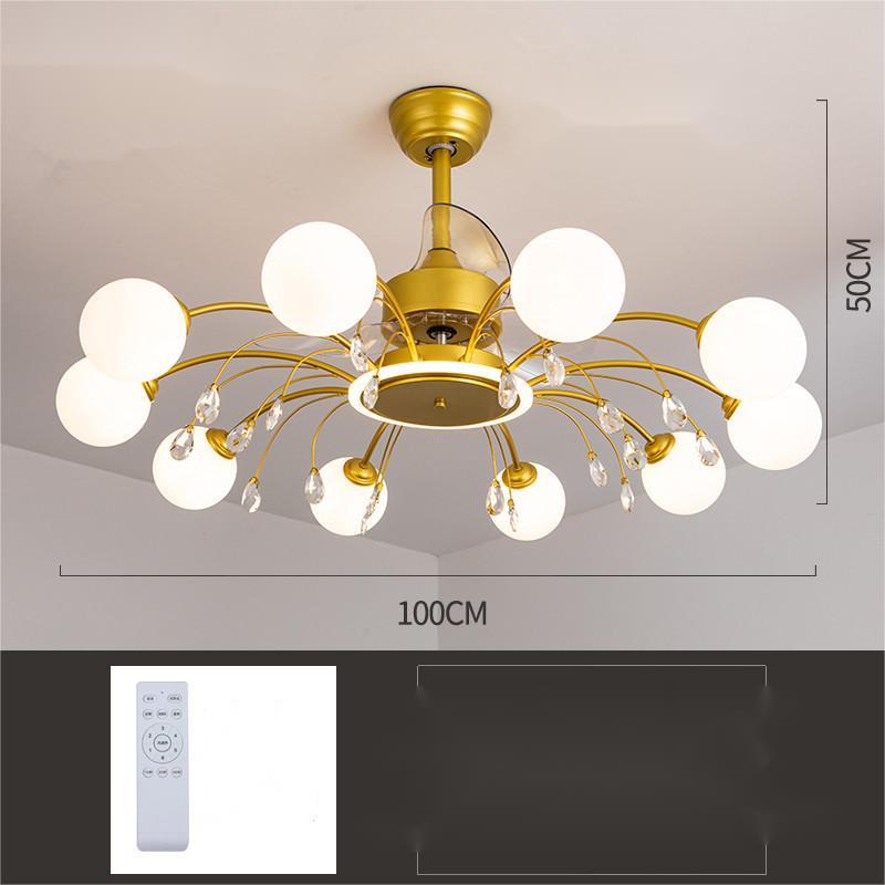 Living Room Ceiling Fan Lamp Creative Chandelier - Mubimart -  