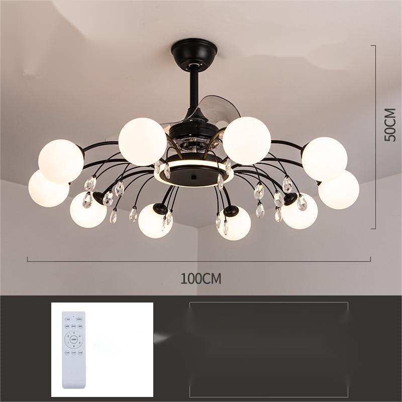 Living Room Ceiling Fan Lamp Creative Chandelier - Mubimart -  