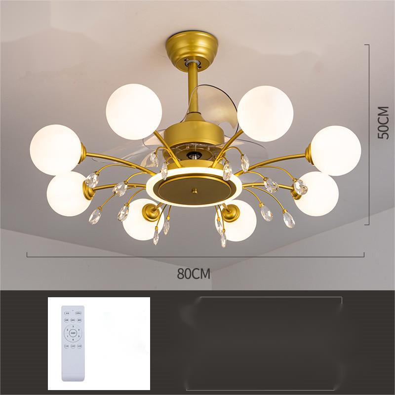 Living Room Ceiling Fan Lamp Creative Chandelier - Mubimart -  