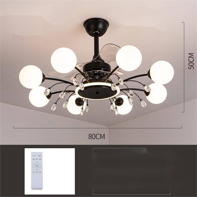 Living Room Ceiling Fan Lamp Creative Chandelier - Mubimart -  