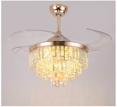 Living Room Invisible Dining Room ABS Ceiling Fan Lamp - Mubimart -  