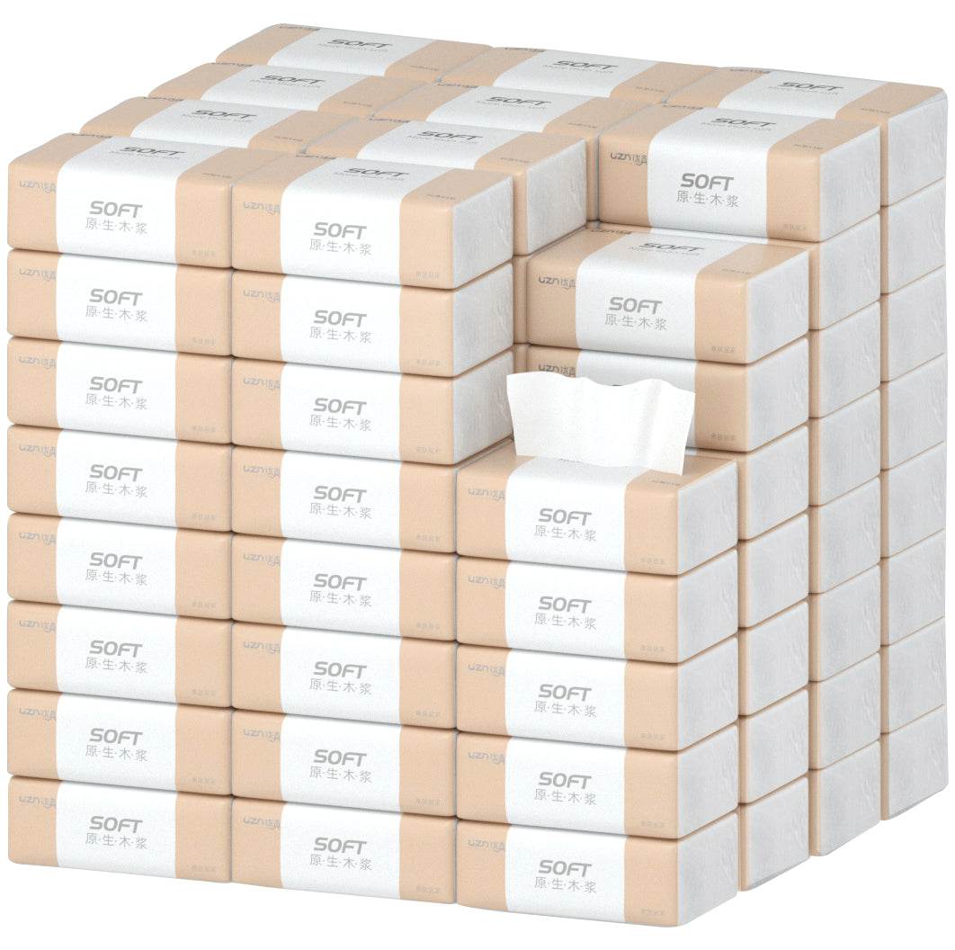 Log Pumping Toilet Paper Facial Tissues Baby Paper Pumping Household Tissues - Mubimart