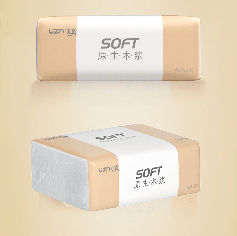 Log Pumping Toilet Paper Facial Tissues Baby Paper Pumping Household Tissues - Mubimart