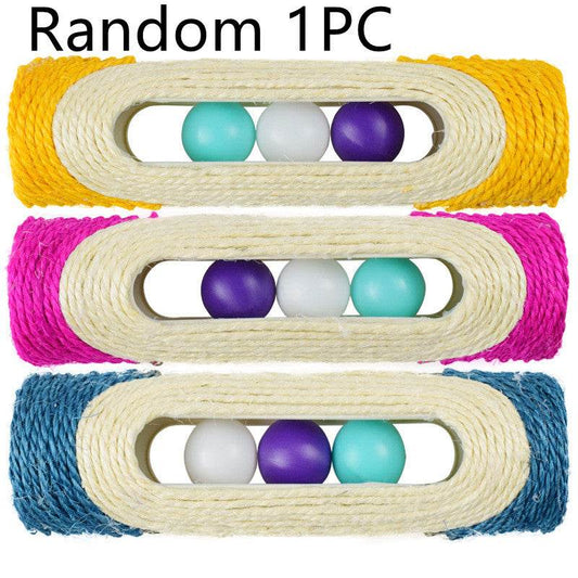 Long Sisal Drum Cat Toys Three - Mubimart