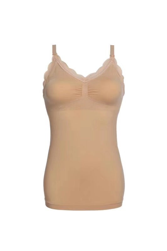 Long Tank Top Bra For Maternity Nursing - Mubimart -  