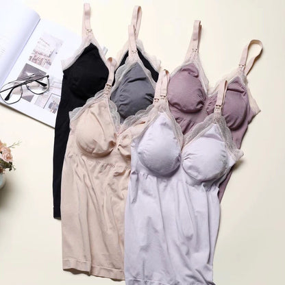 Long Tank Top Bra For Maternity Nursing - Mubimart -  