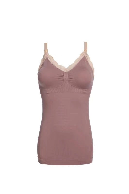 Long Tank Top Bra For Maternity Nursing - Mubimart -  