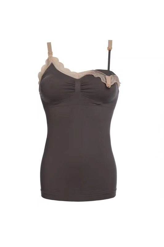 Long Tank Top Bra For Maternity Nursing - Mubimart