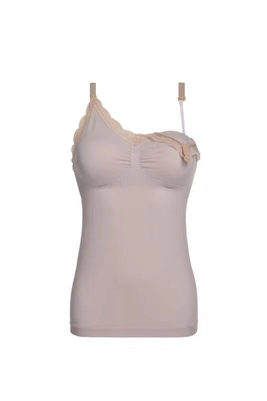 Long Tank Top Bra For Maternity Nursing - Mubimart -  