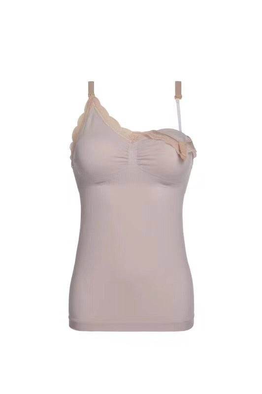 Long Tank Top Bra For Maternity Nursing - Mubimart