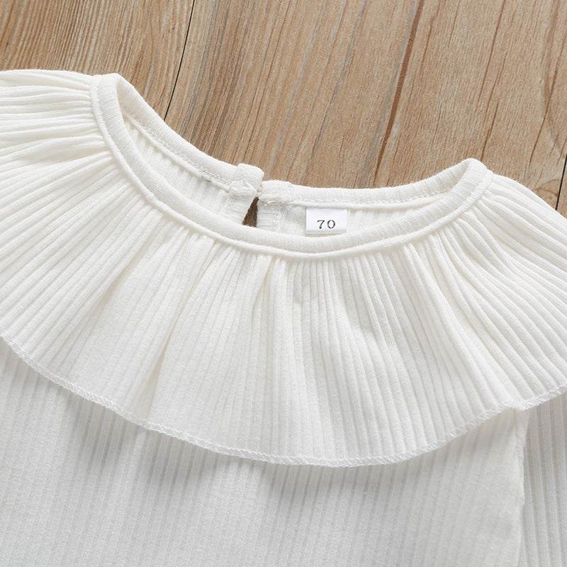 Lotus leaf girl pants - Mubimart