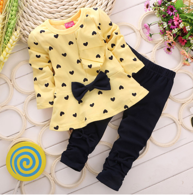 Love bow girl set - Mubimart -  