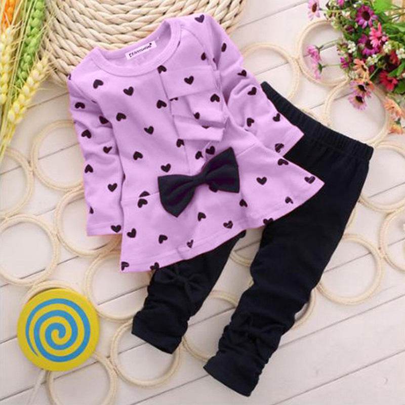 Love bow girl set - Mubimart
