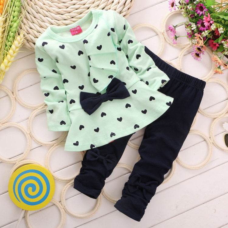 Love bow girl set - Mubimart