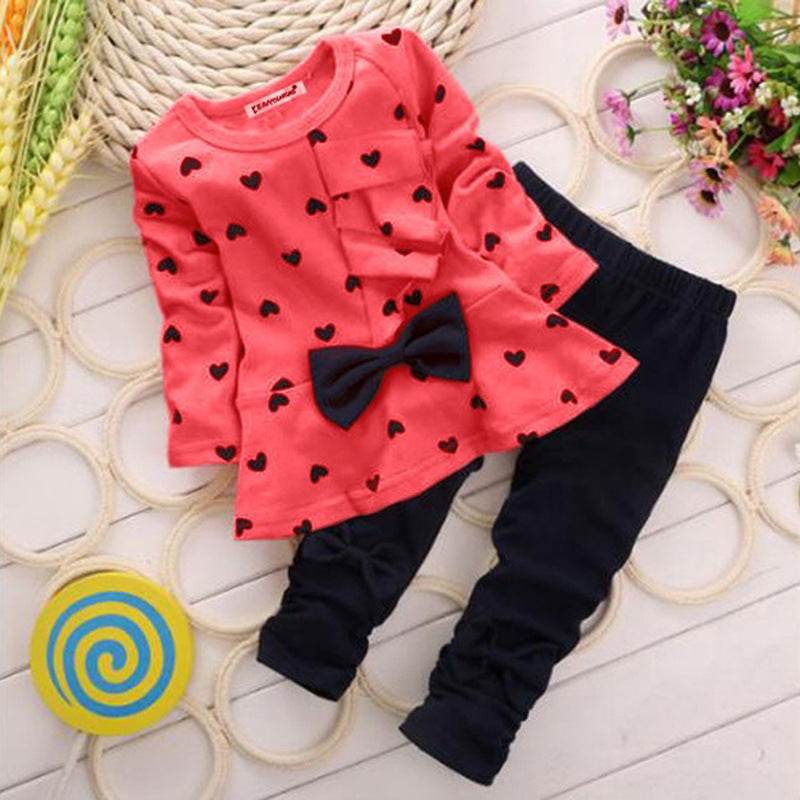 Love bow girl set - Mubimart