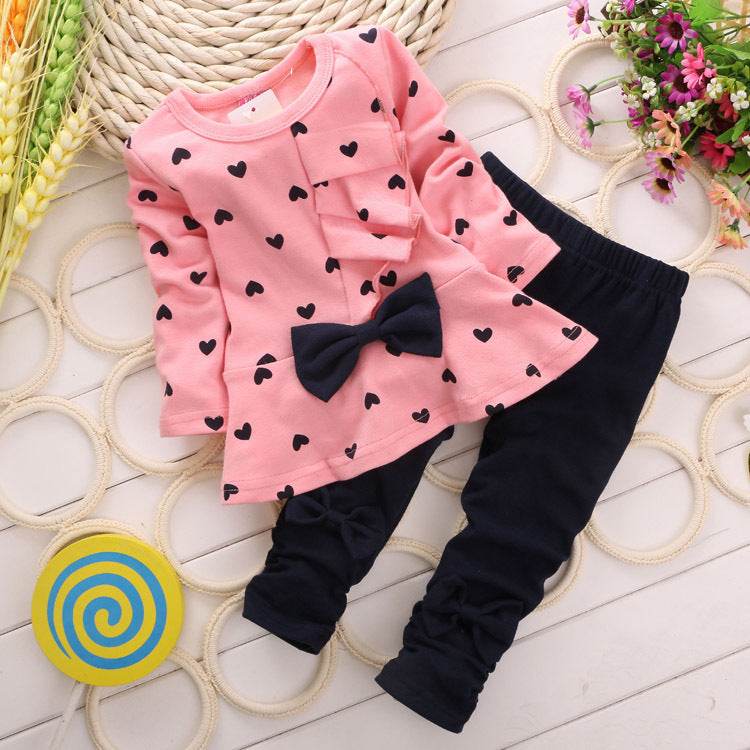 Love bow girl set - Mubimart