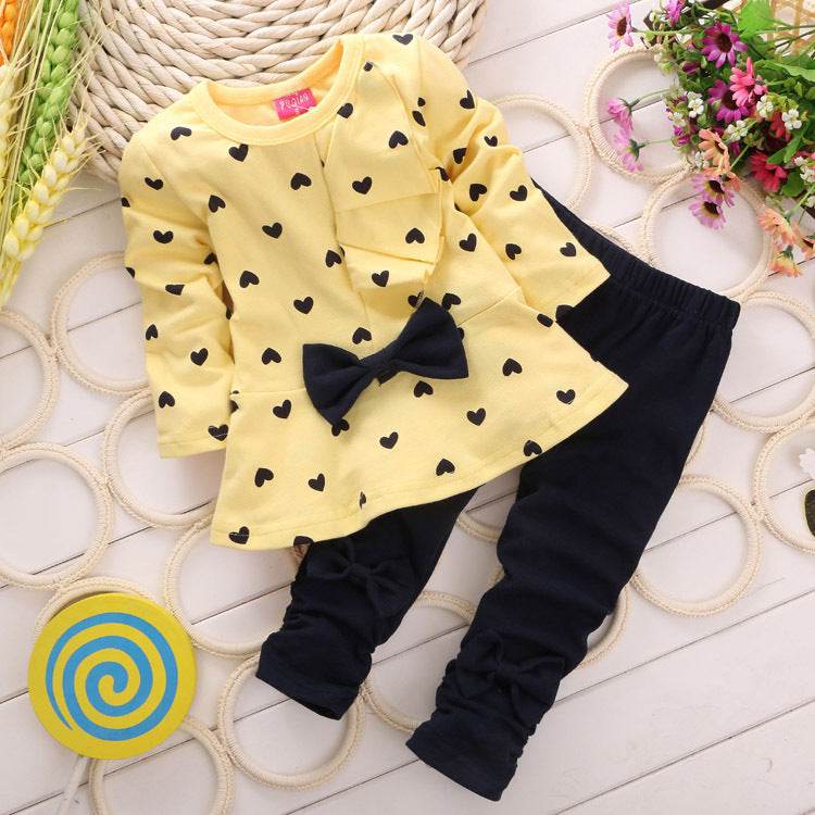 Love bow girl set - Mubimart