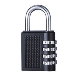 Luggage Gym Anti-Theft Lock Four Zinc Alloy Safety Padlock - Mubimart -  