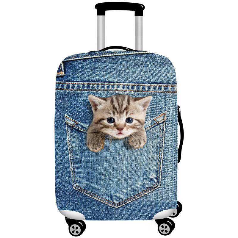 Luggage Protective Trolley Case Travel Dustproof Elastic Cover Bag - Mubimart