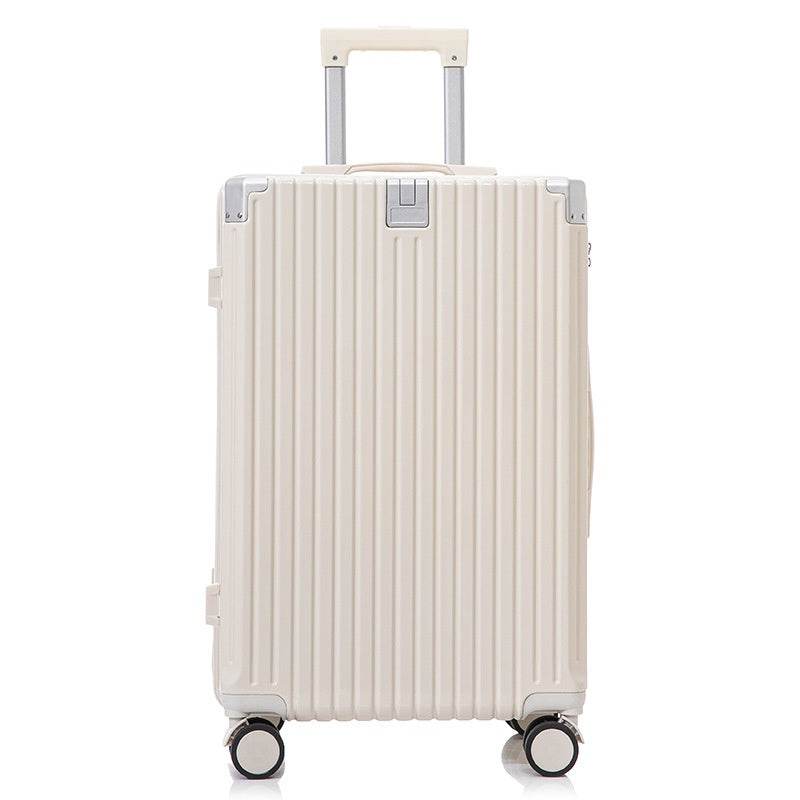 Luggage Women's Luggage Internet Men's Password Trolley Case Genuine Leather - Mubimart