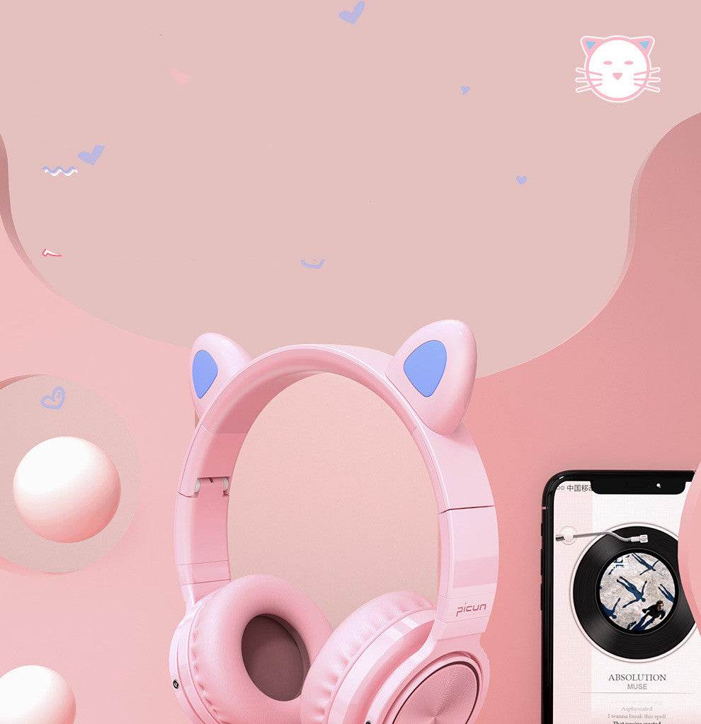 Luminous bluetooth headset - Mubimart