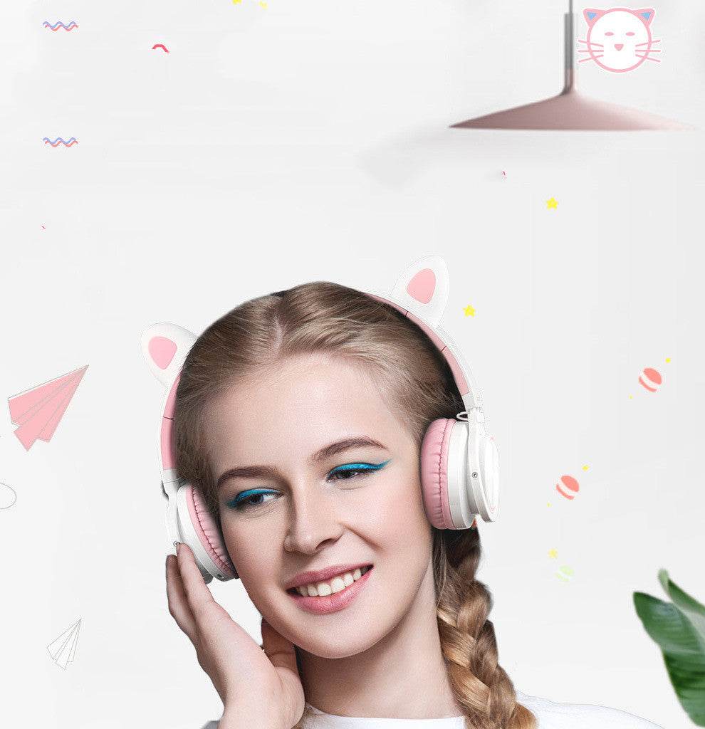 Luminous bluetooth headset - Mubimart