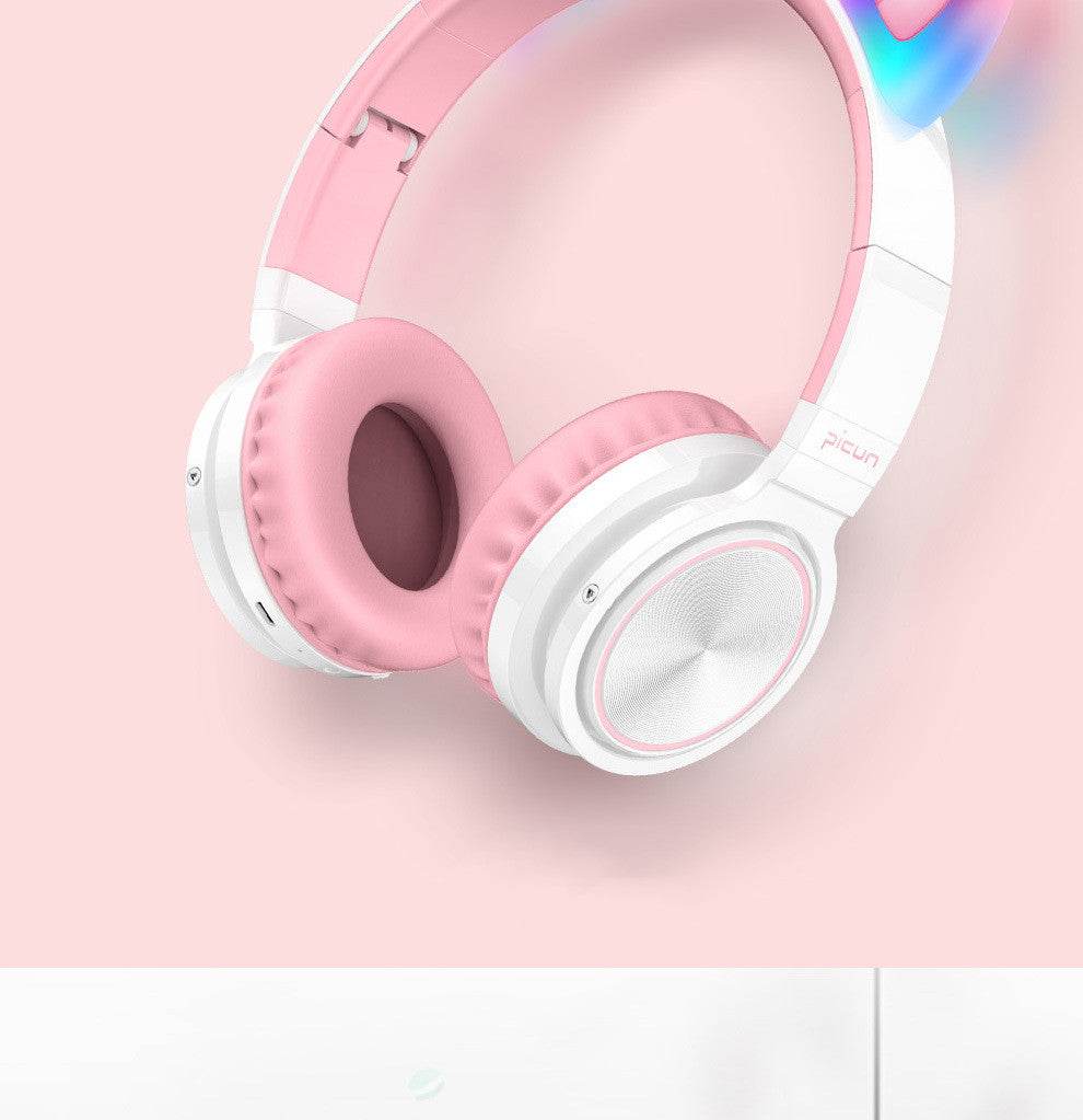 Luminous bluetooth headset - Mubimart