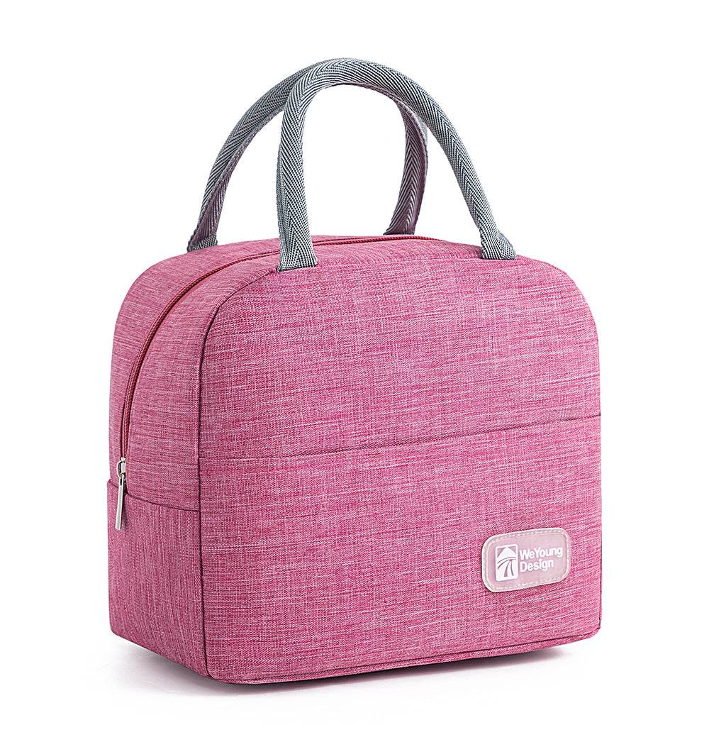 Lunch Box Handbag Aluminum Foil Thickened Thermal Insulation Bag Large With Lunch Bag Lunch Bag Office Worker'S Lunch Box Tote Bag - Mubimart