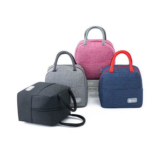 Lunch Box Handbag Aluminum Foil Thickened Thermal Insulation Bag Large With Lunch Bag Lunch Bag Office Worker'S Lunch Box Tote Bag - Mubimart