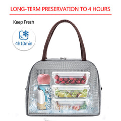 Lunch Box, Handbag, Aluminum Rice Thickened With Rice Bag, Lunch Box, Hand Foil Bag, Lunch Bag, Large Insulation Bag - Mubimart -  