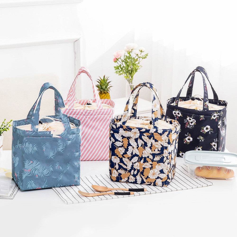 Lunch-box Bag Heat Preservation Lunch Bag Outdoor Picnic Insulated Bag - Mubimart