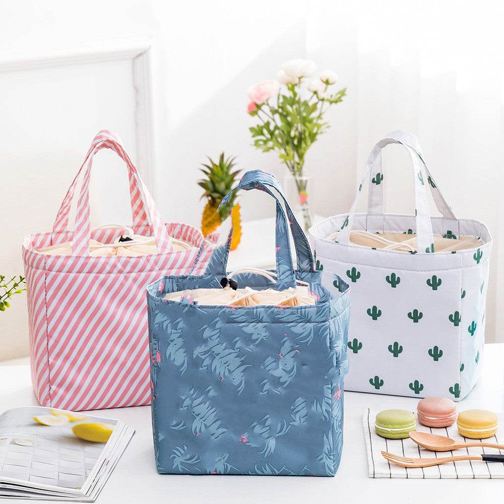 Lunch-box Bag Heat Preservation Lunch Bag Outdoor Picnic Insulated Bag - Mubimart