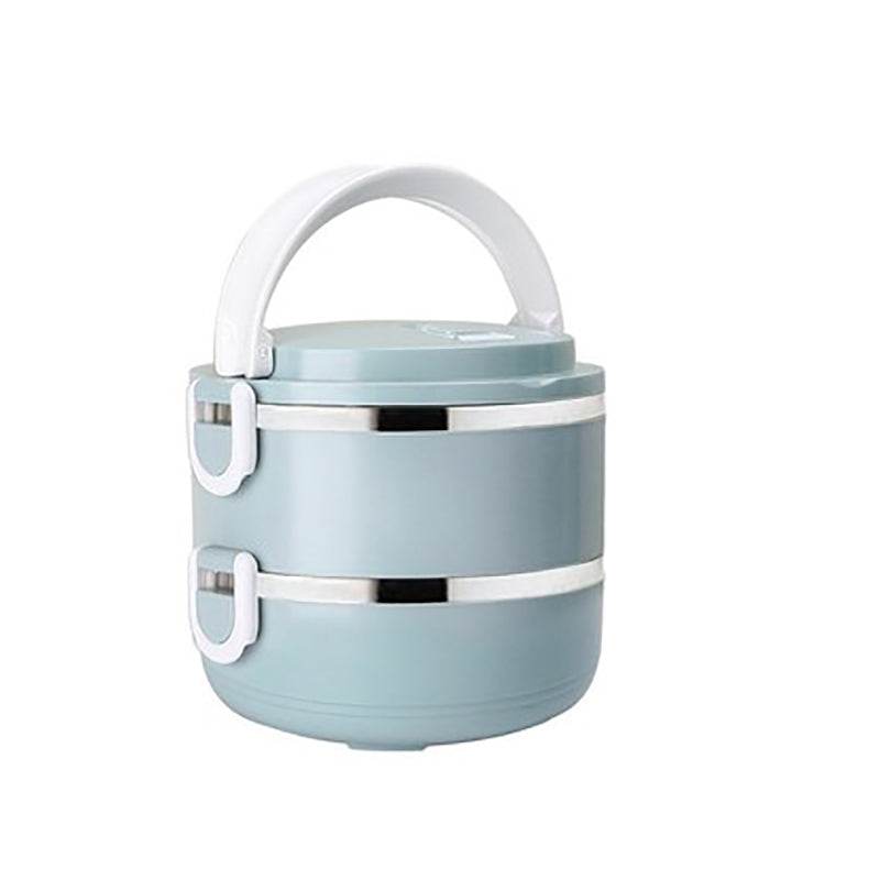 MICCK Multi-layer Kids Lunch Box Stainless Steel Thermal Heated Bento Box Food Containers Large Capacity Vacuum Insulation Boxes - Mubimart