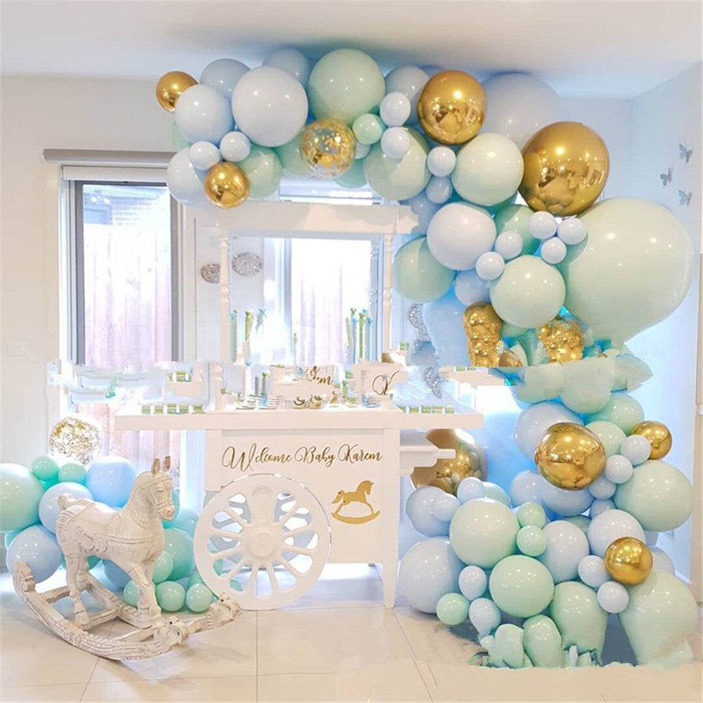 Macaron Balloons Garland Arch Rose Gold Confetti Ballon Wedding Birthday Baloon Birthday Party Decor Kids Baby Shower - Mubimart
