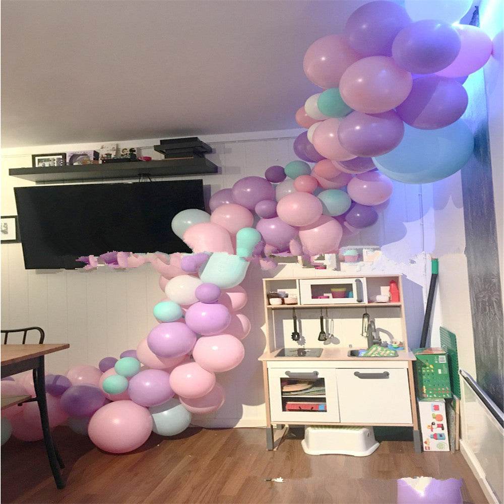 Macaron Balloons Garland Arch Rose Gold Confetti Ballon Wedding Birthday Baloon Birthday Party Decor Kids Baby Shower - Mubimart
