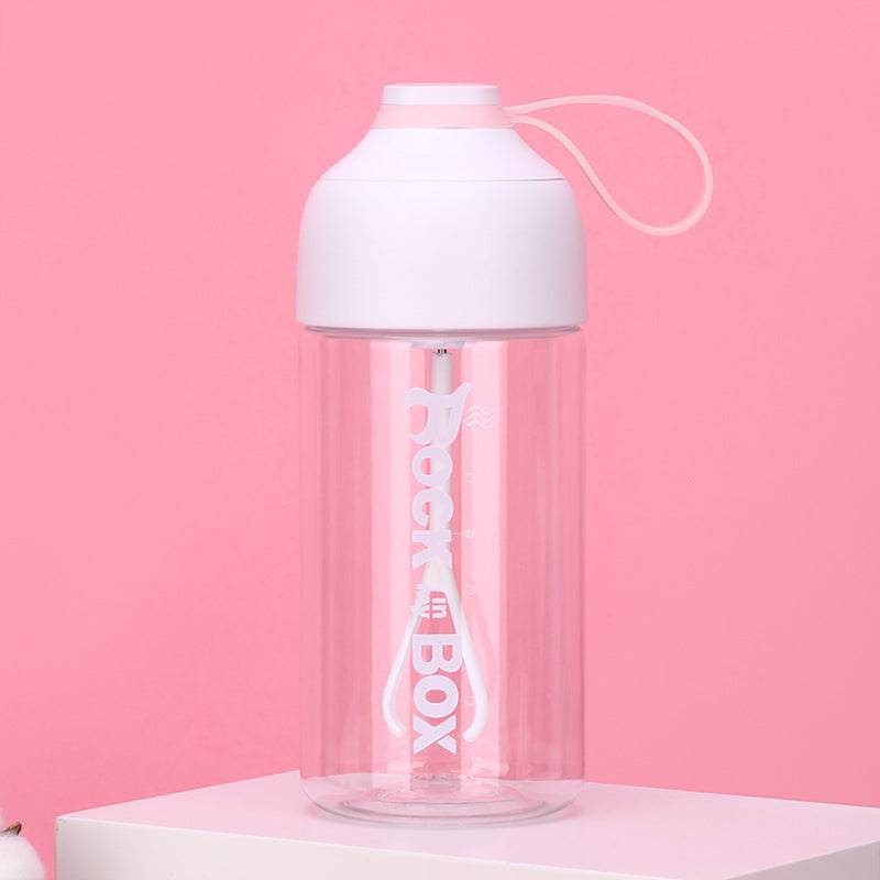 Macaron Color Shake Cup Lazy Water Cup Automatic Water Bottle - Mubimart