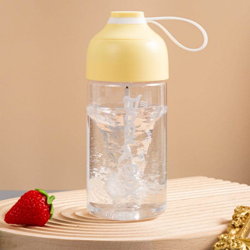 Macaron Color Shake Cup Lazy Water Cup Automatic Water Bottle - Mubimart