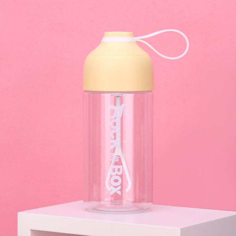 Macaron Color Shake Cup Lazy Water Cup Automatic Water Bottle - Mubimart