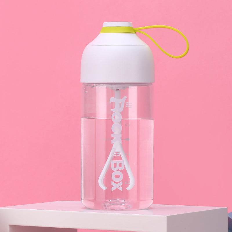 Macaron Color Shake Cup Lazy Water Cup Automatic Water Bottle - Mubimart