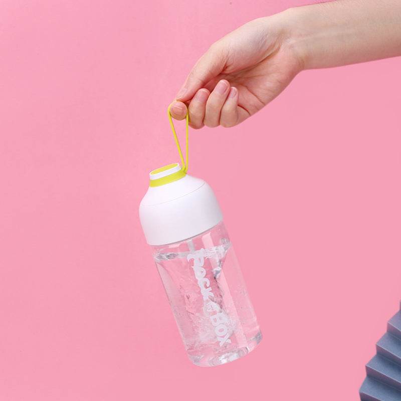 Macaron Color Shake Cup Lazy Water Cup Automatic Water Bottle - Mubimart