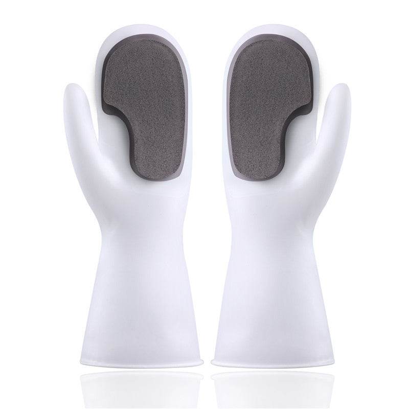 Magic Brush Glove Washing Dishes Cleaning Housework Non-Slip Waterproof Heat Insulation - Mubimart