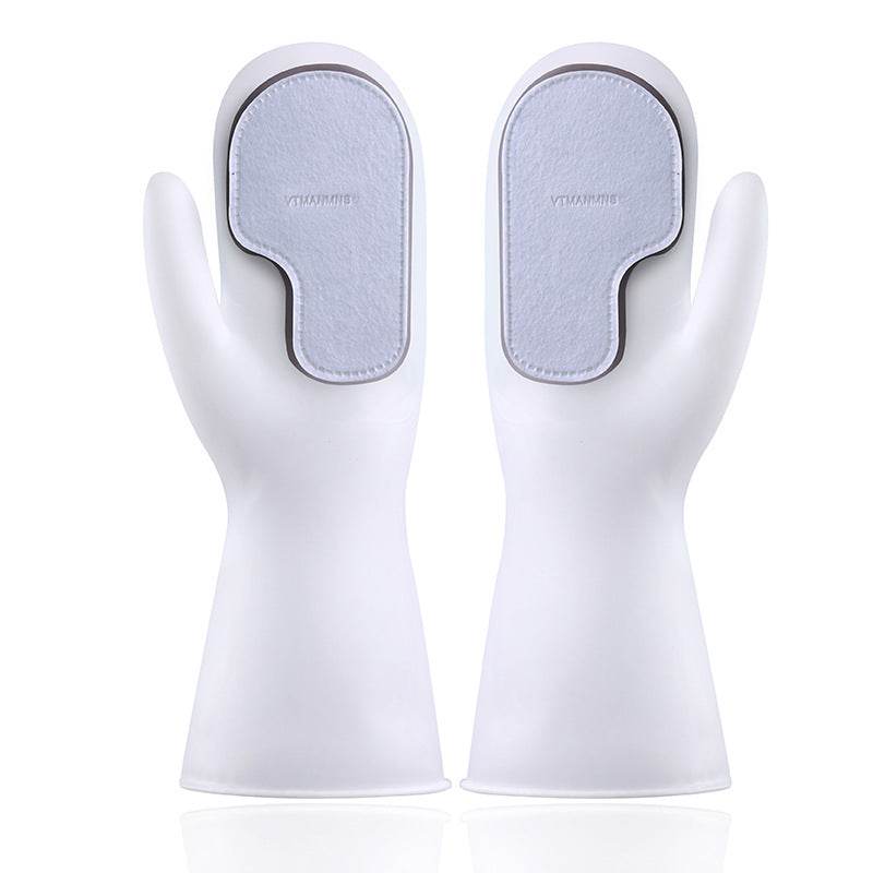 Magic Brush Glove Washing Dishes Cleaning Housework Non-Slip Waterproof Heat Insulation - Mubimart